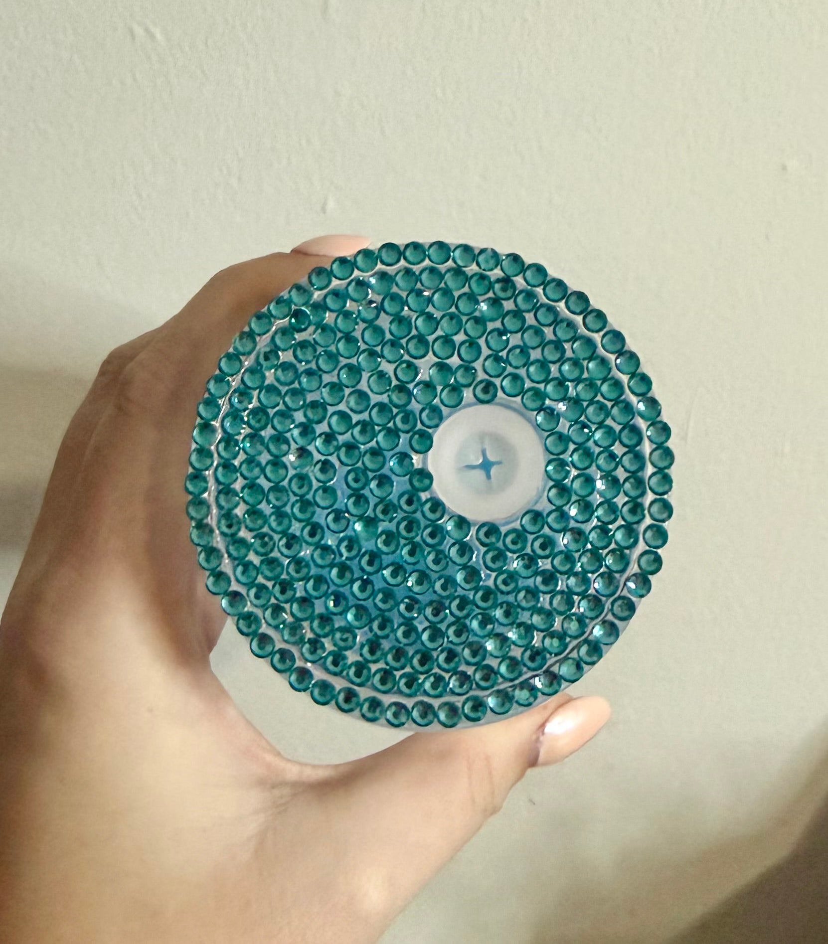 Blue Bow Pre-Made Tumbler