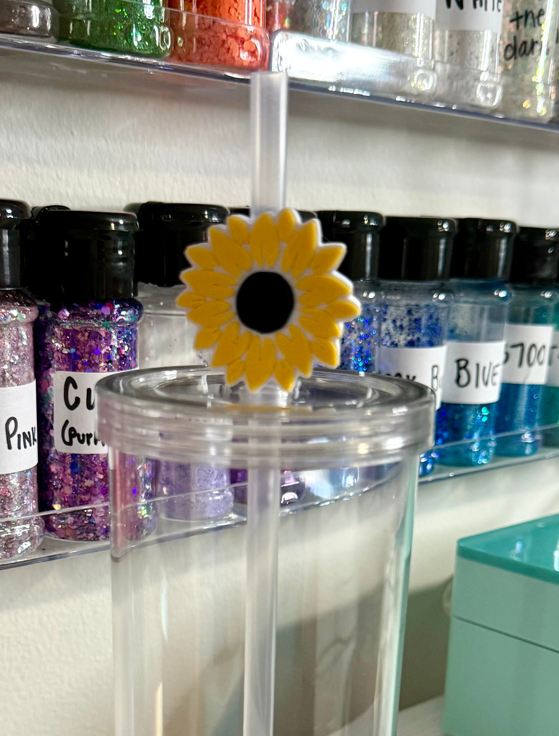 Sunflower Straw Cup Accessories ￼
