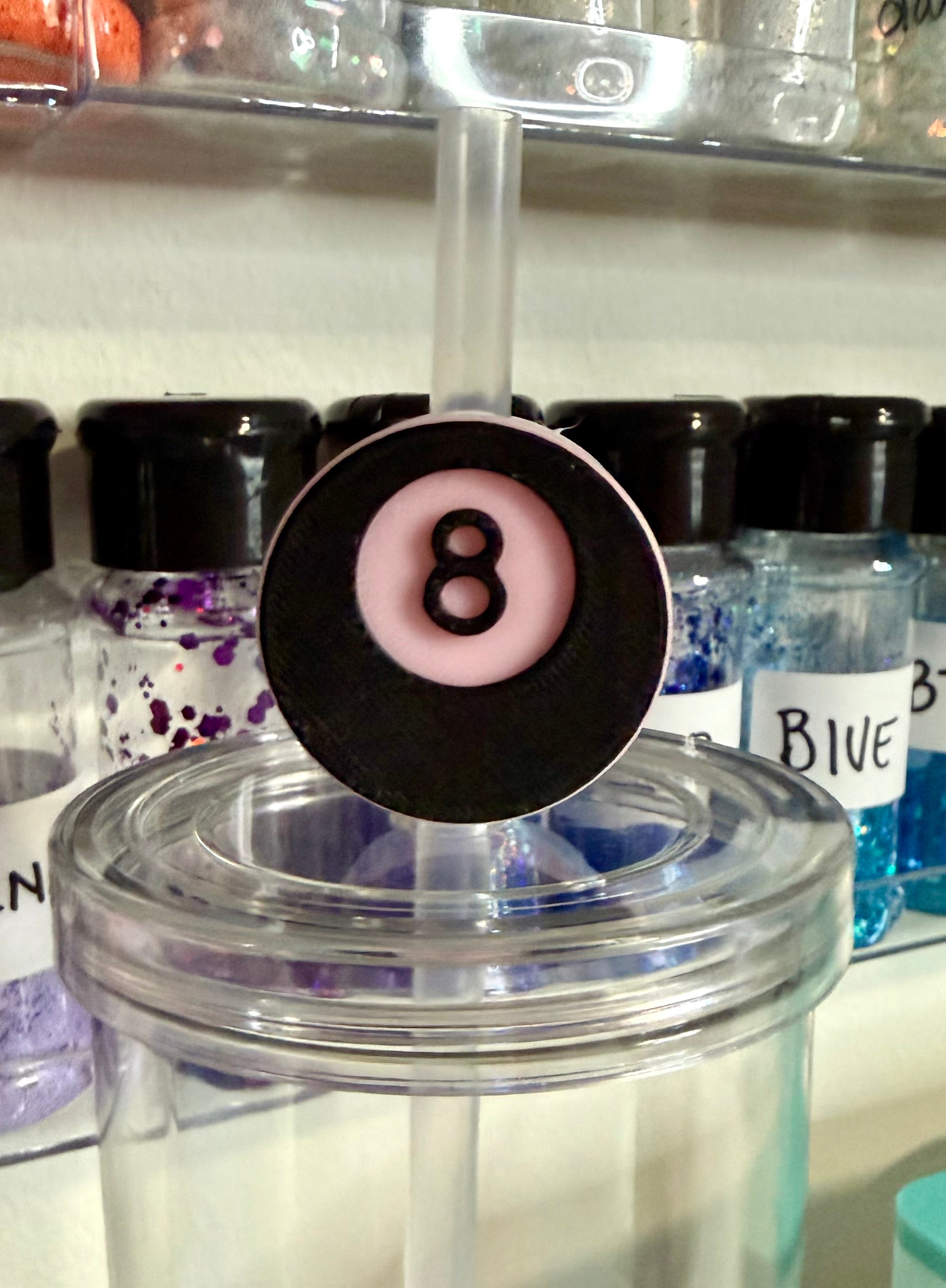 Eight Ball Straw Cup Accessories