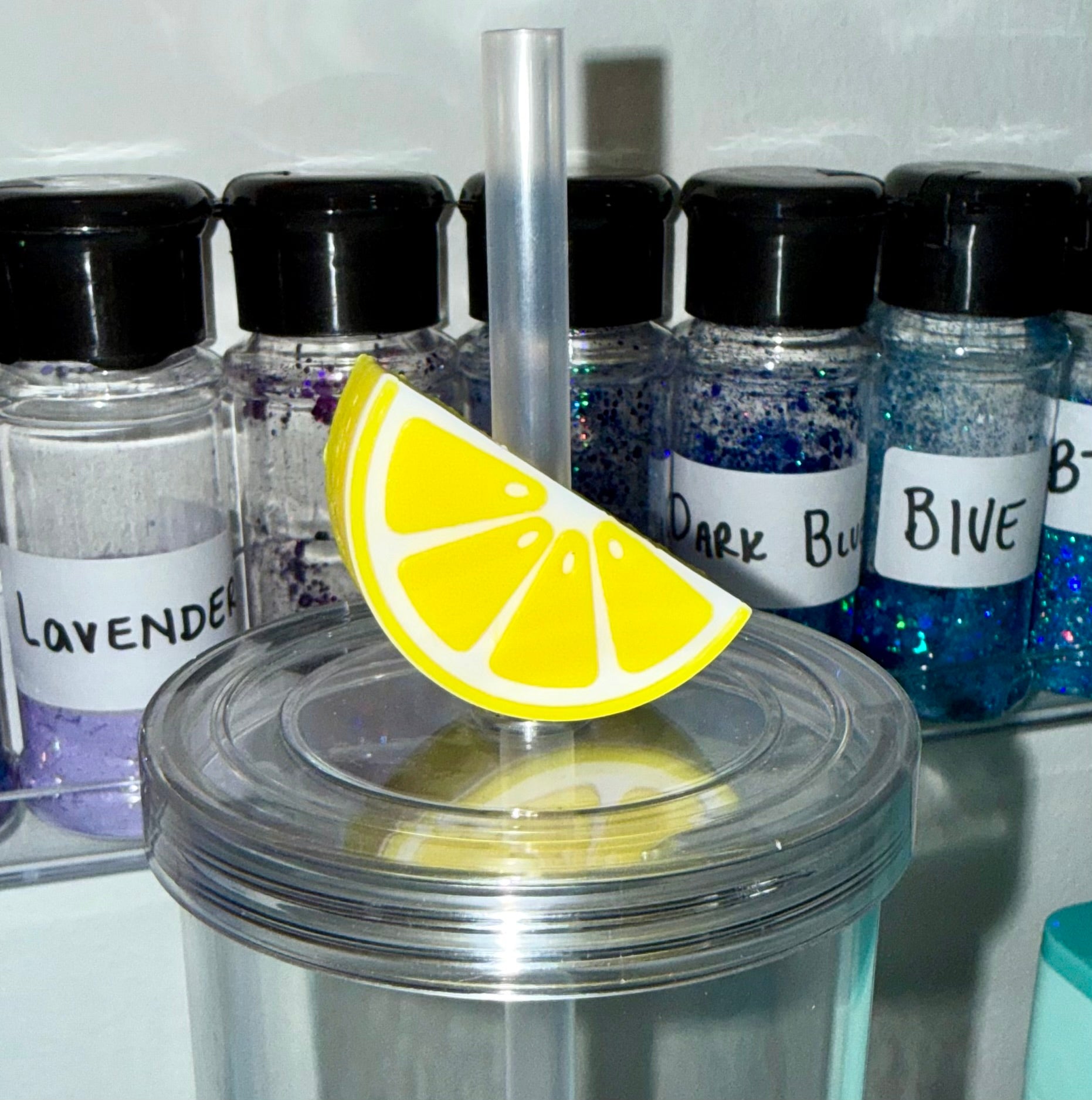 Lemon Straw Cup Accessories