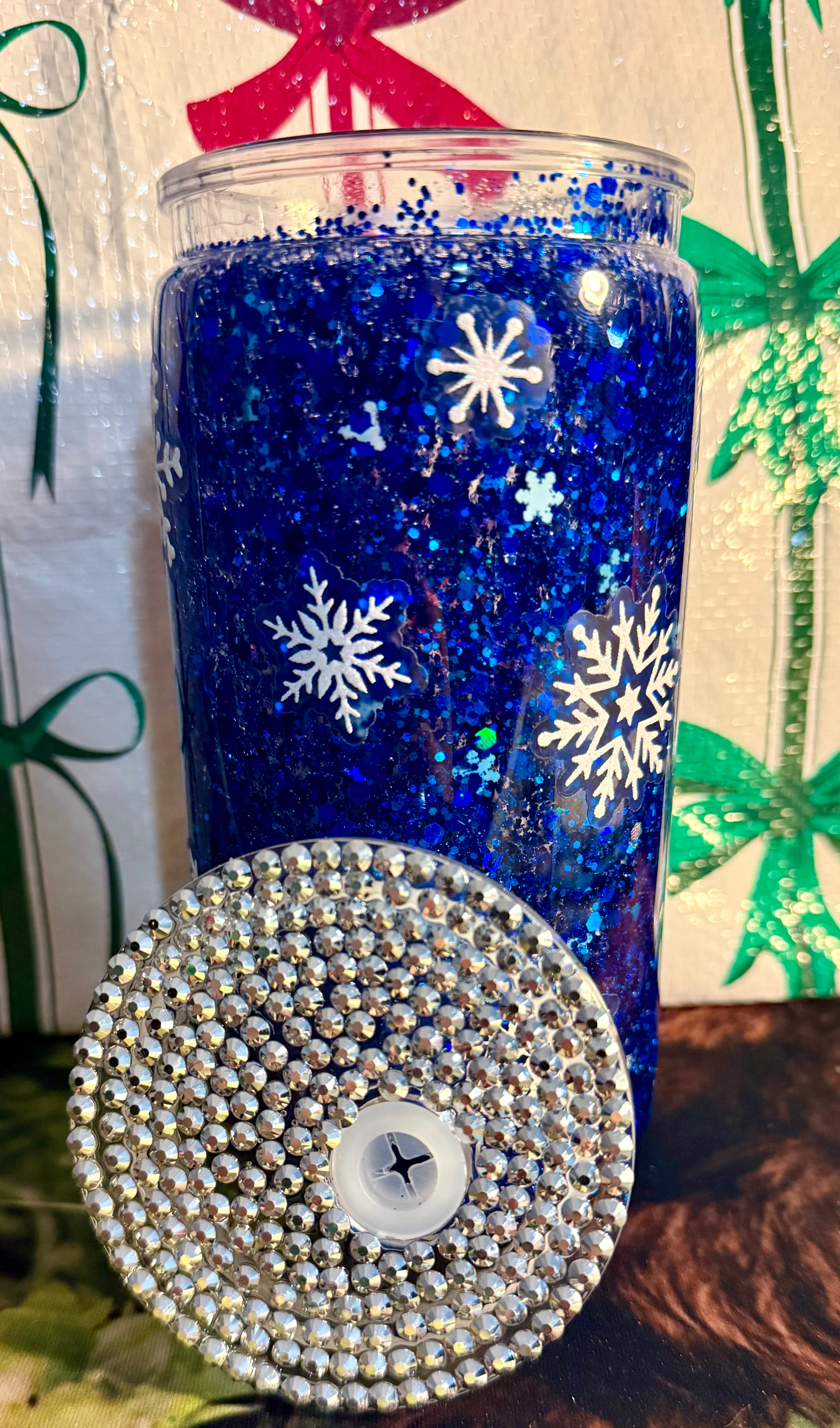 Snow Flake Pre-Made Tumbler