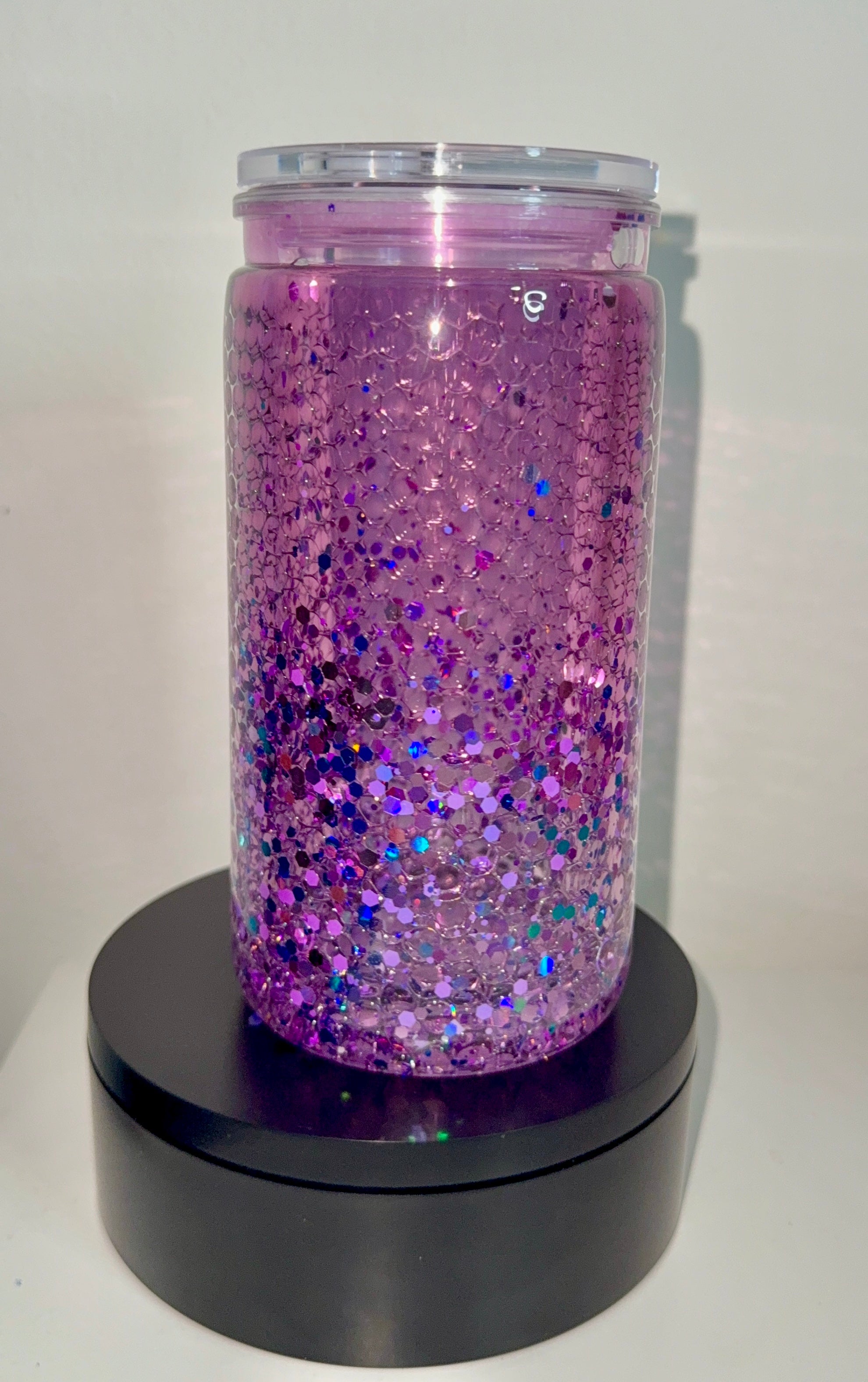 Purple Water Bead Pre-Made Tumbler