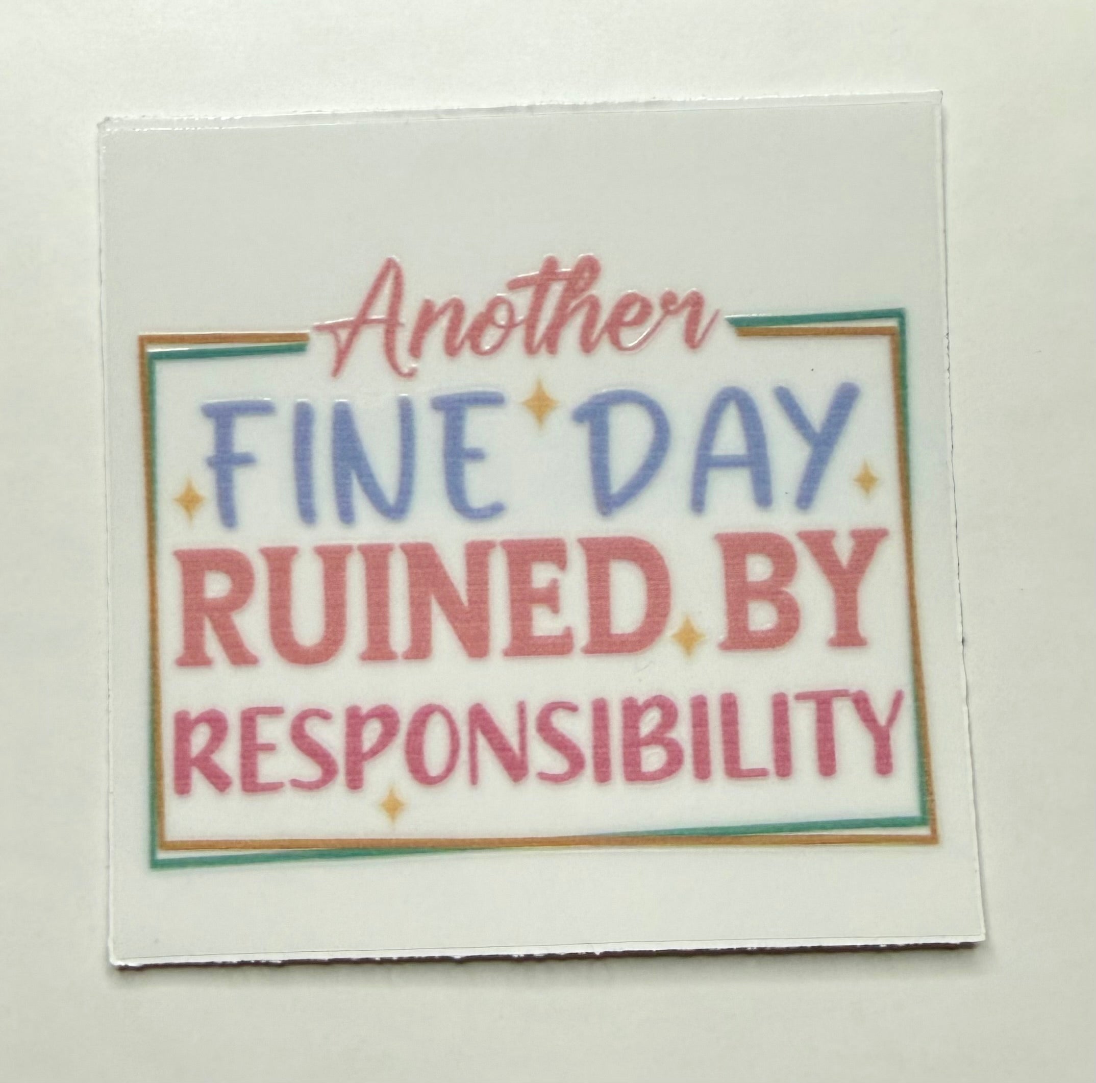 Saying 4 Decals