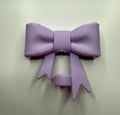 Purple Bow Straw Topper Accessories