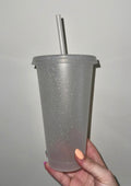 24oz Glittery/Clear (NON-snow globe) Tumbler Sizes