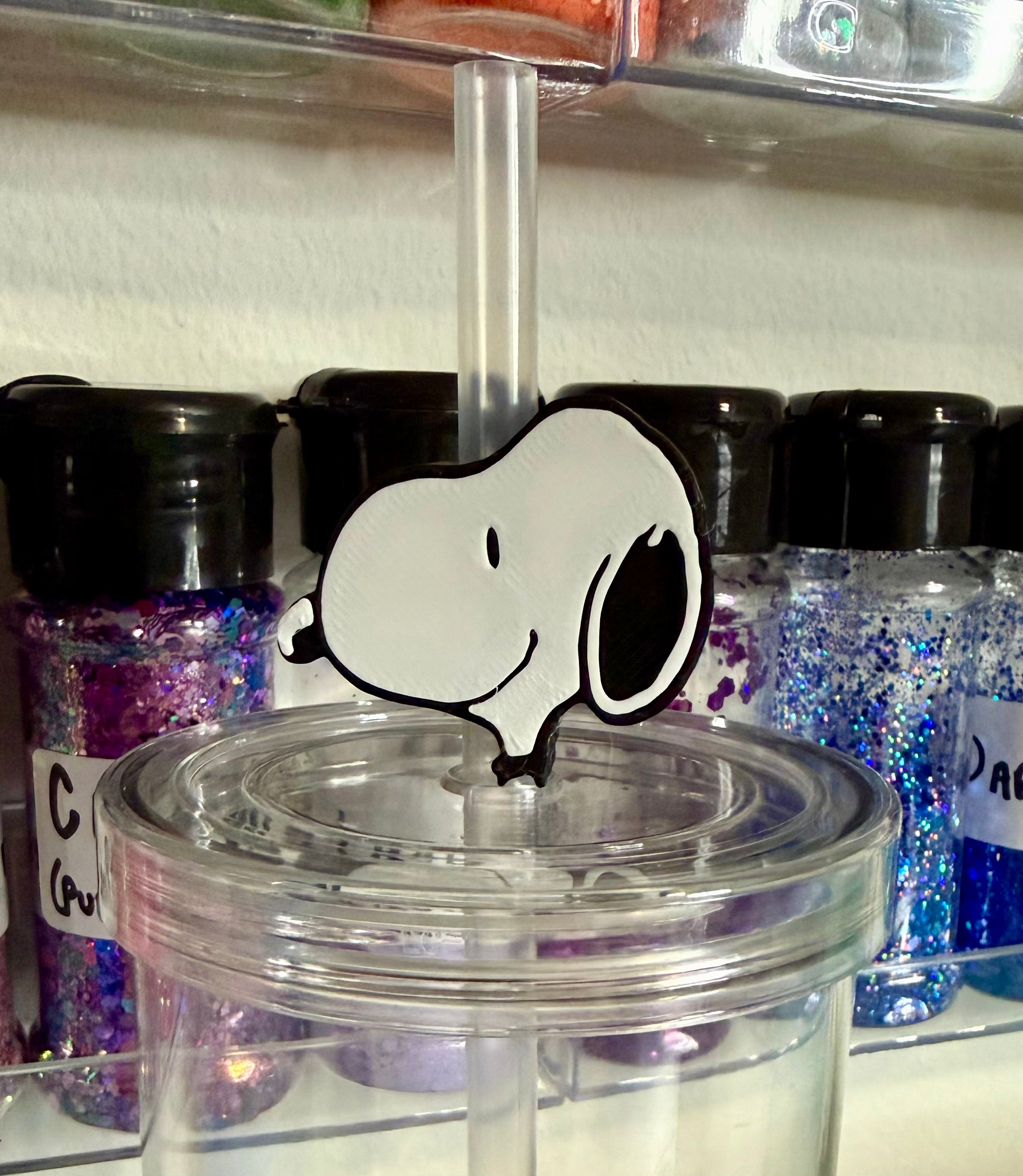 Snoopy Straw Cup Accessories