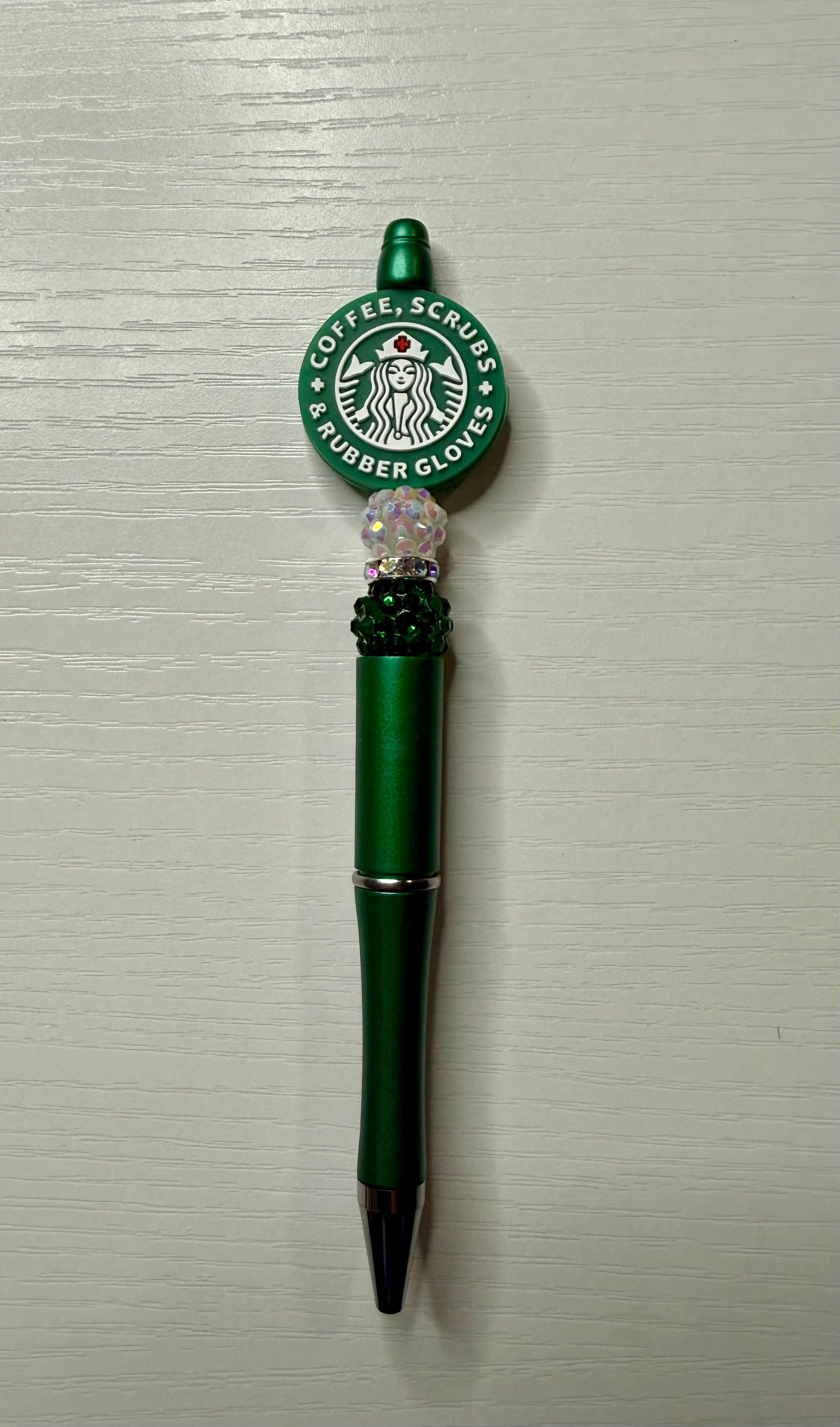 Coffee,Scrubs & Rubber Gloves Pen