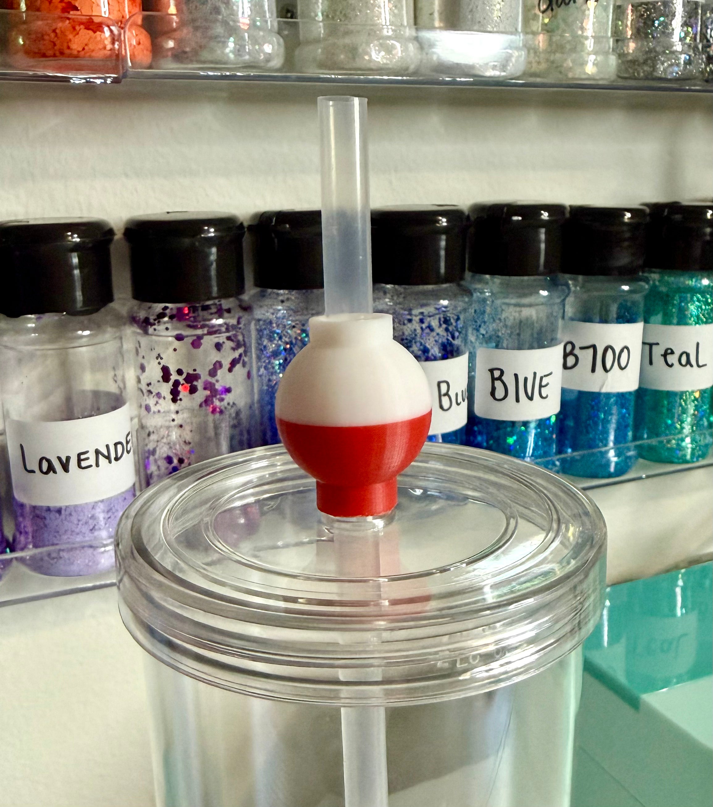 Fishing Bobber Straw Cup Accessories