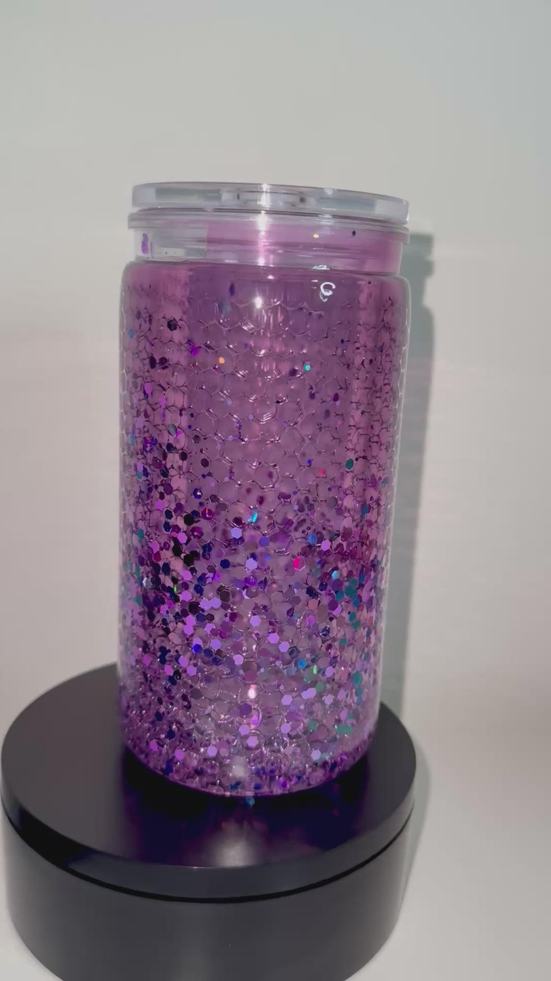Purple Water Bead Pre-Made Tumbler